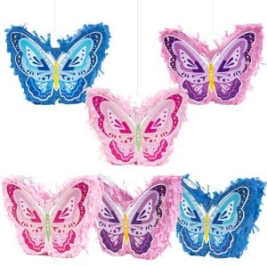 Assorted Designs Mini Butterfly Pinatas