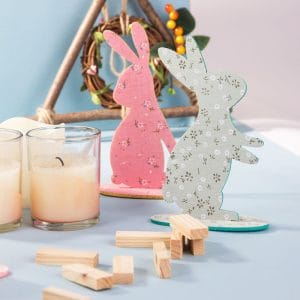 Bespoke Spring Easter Bunny Paper Centerpieces
