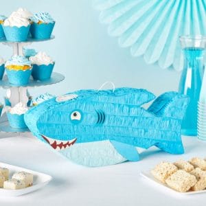 Blue Shark Pinata Ocean-Themed Fish Pinata Shark Birthday Decorations