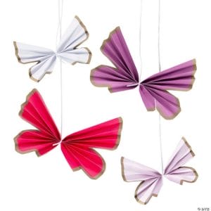 Butterfly Wing Hanging Paper Fans Wholesale
