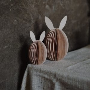 Custom Made Paper Easter Bunny Honeycomb Paper Scandi Decorations