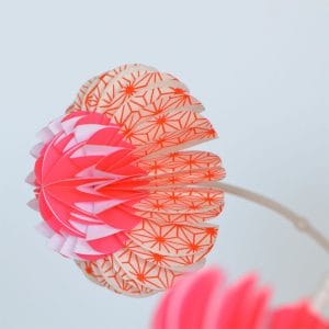 Customized Handmade Honeycomb Folded Paper Flowers