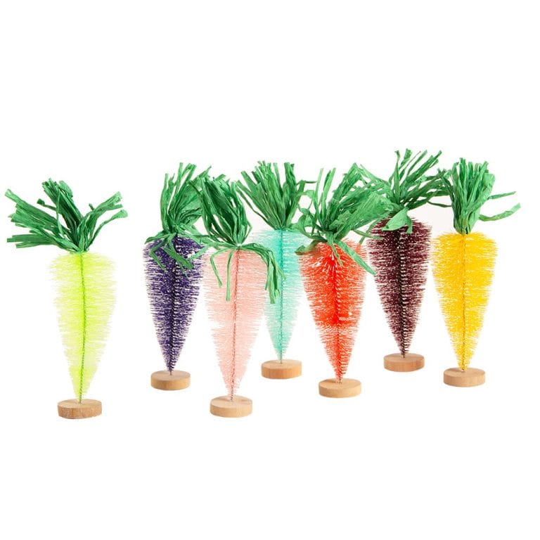 Festive Easter Carrot Trio Set of Vibrant Centerpieces