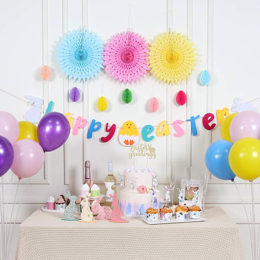 Happy Easter party decorations set