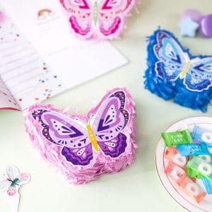 Mini Butterfly Pinatas in Different Patterns