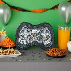 Personalized Video Game Controller Pinata for Gamer Birthday Party Decoration