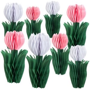 Sunbeauty Tulips Honeycomb Centerpieces Tulip Paper Decorations Wholesale
