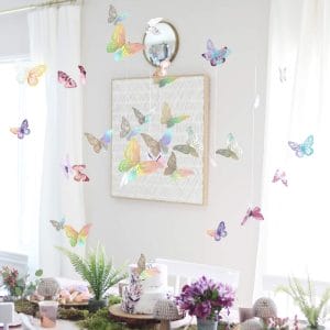 Supplier of Silver Butterfly Wall Stickers Paper Home Accessories in Bulk