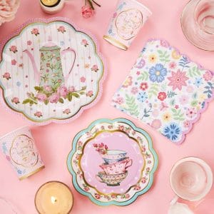 Wholesale Teapot Paper Tableware for Elegant Tea Parties
