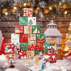Advent Calendar Boxes Christmas Countdown Calendar Number Gift Boxes