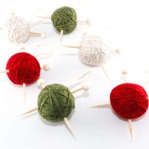 Bespoke Christmas Ornaments Supplier of Custom Knitters Yarn Balls Decorations