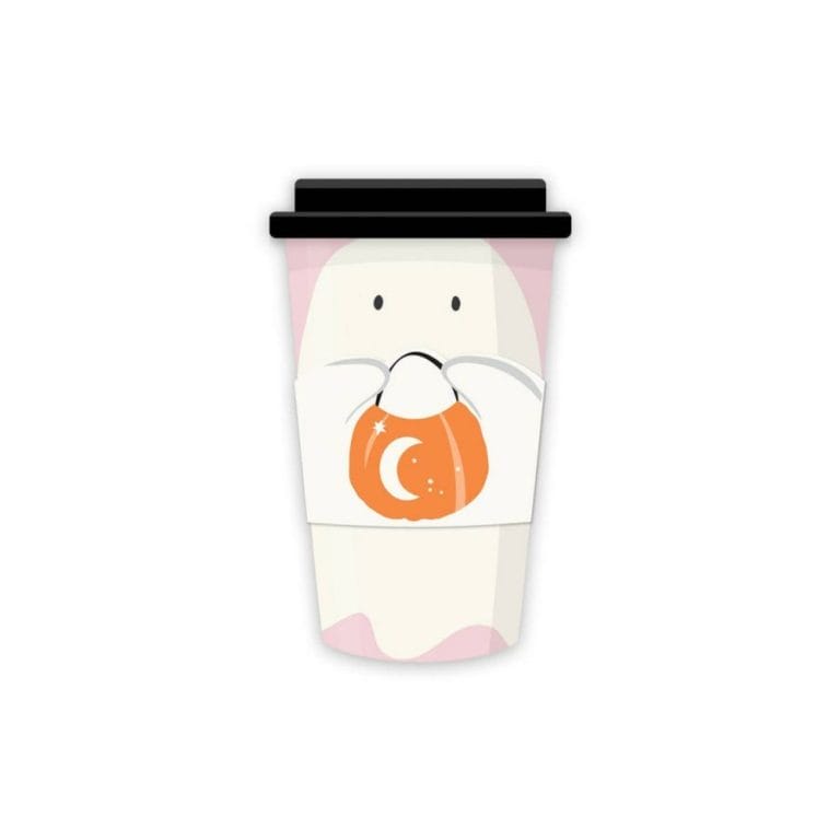 Custom Coffee Cups Paper Ghoul Gang Ghost To-Go Cups