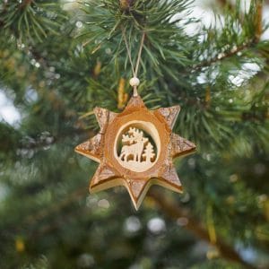 Customized Christmas Ornaments Wooden Christmas Tree Ornament