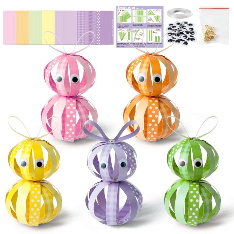 DIY Easter Decorations Colorful Bunny Craft Kit For Kids