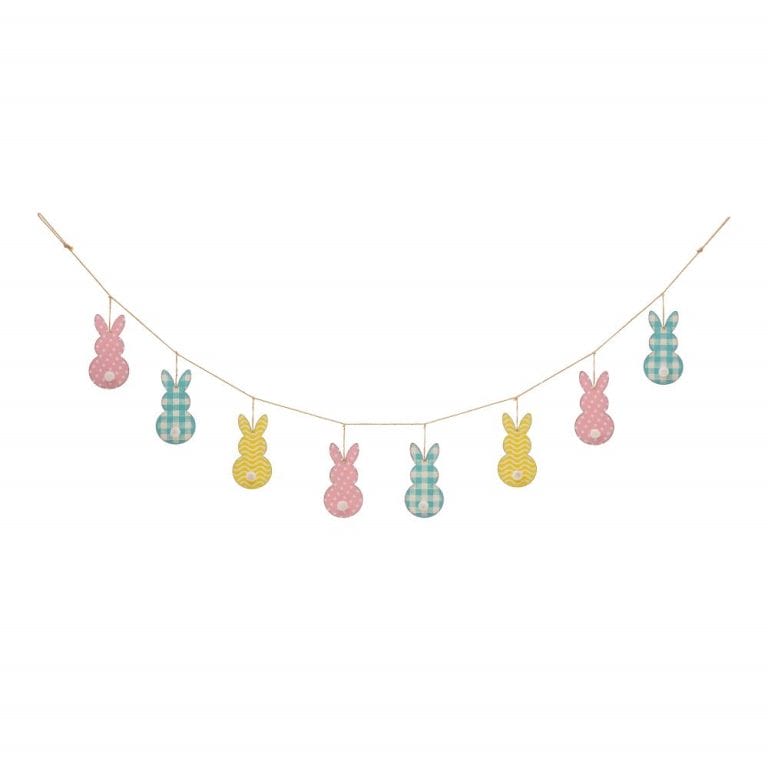 Easter Garland Decoration Wholesale Easter Metal Bunny Garland