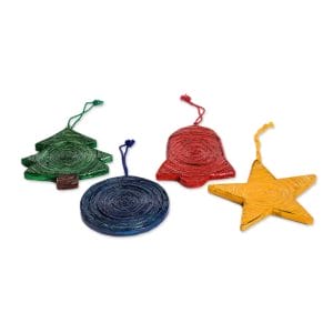 Eco Friendly Handmade Quilled Paper Christmas Ornaments Supplier