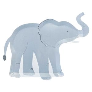 Elephant Shape Bulk Paper Plates Cheap