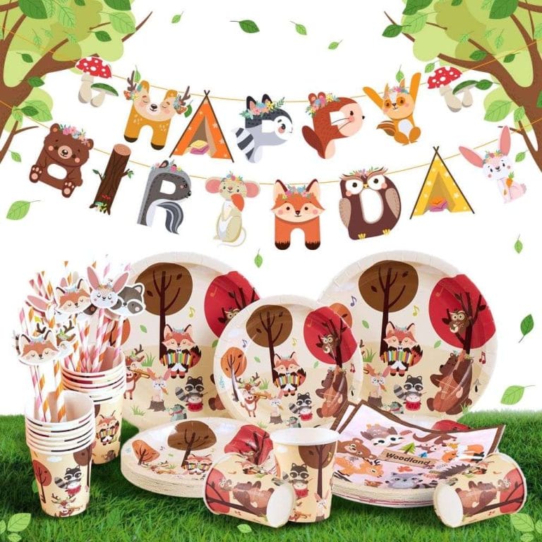 Forest Animals Party Decorations Set