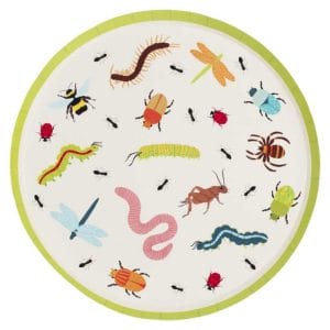 Funny Bug Themed Personalised Party Paper Plates