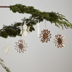 Handcrafted Personalized Yule Paper Decorations for Christmas Trees