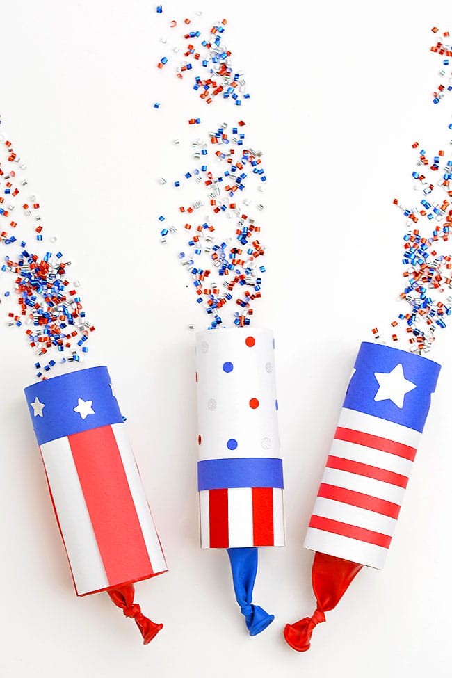 How to Make Confetti Poppers for independence day celebration