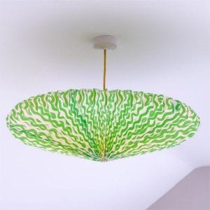 Origami Paper Lightshade Large Green Paper Light