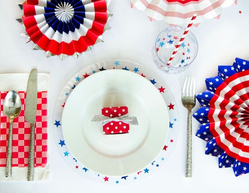 Patriotic Table Setting