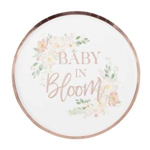 Personalized Paper Plates For Baby Shower