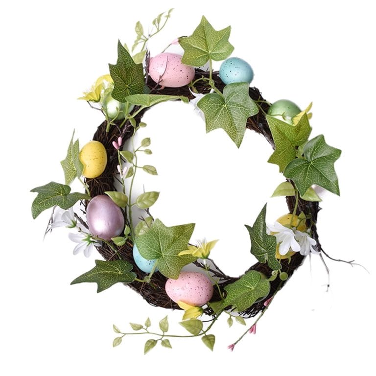 Wholesale Easter Egg and Flower Wreath Decorations for Colorful Wall Displays