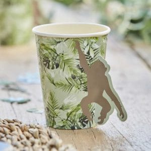 Wholesale Monkey Party Paper Cups with Customized Pop Out Design