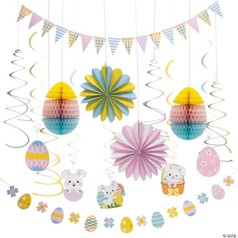 paper hanging easter decorating kit