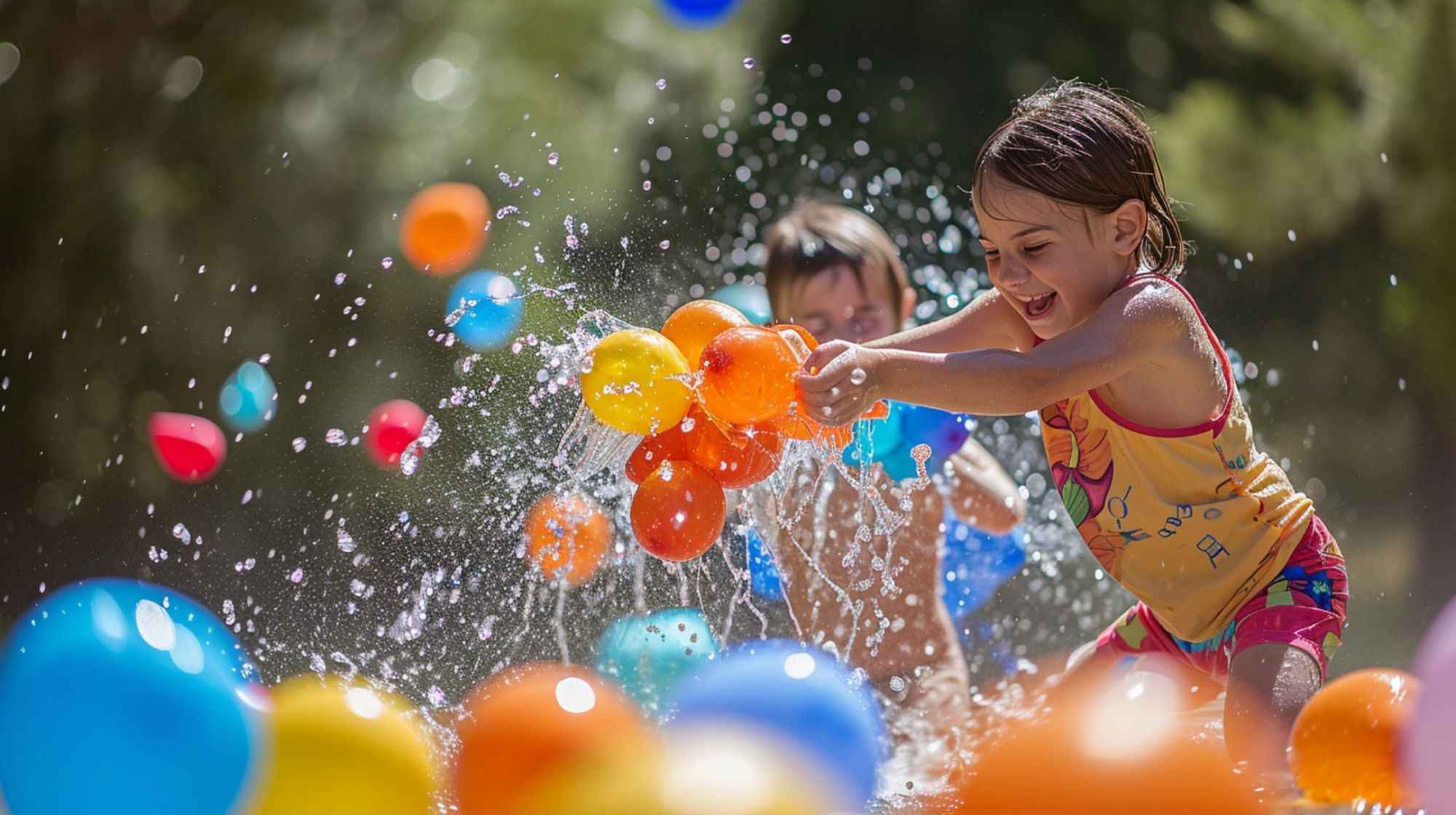 waterthemed birthday party with water balloons water guns playful splashing activities kid