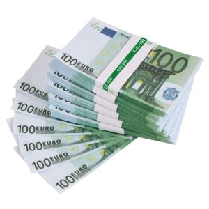 Movie Prop Money 100 Euro Bills Realistic 800 Bundles Customized