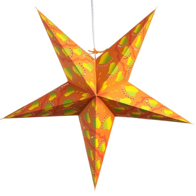 Paper Astrology & Stars Ball Ornament - Lighted