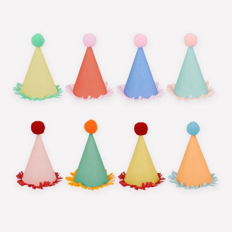 Personalized Mini Party Hats (Pack of 8)