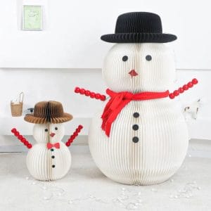 Xmas Snowman Paper Honeycomb Decorations Wholesale Christmas Ornaments
