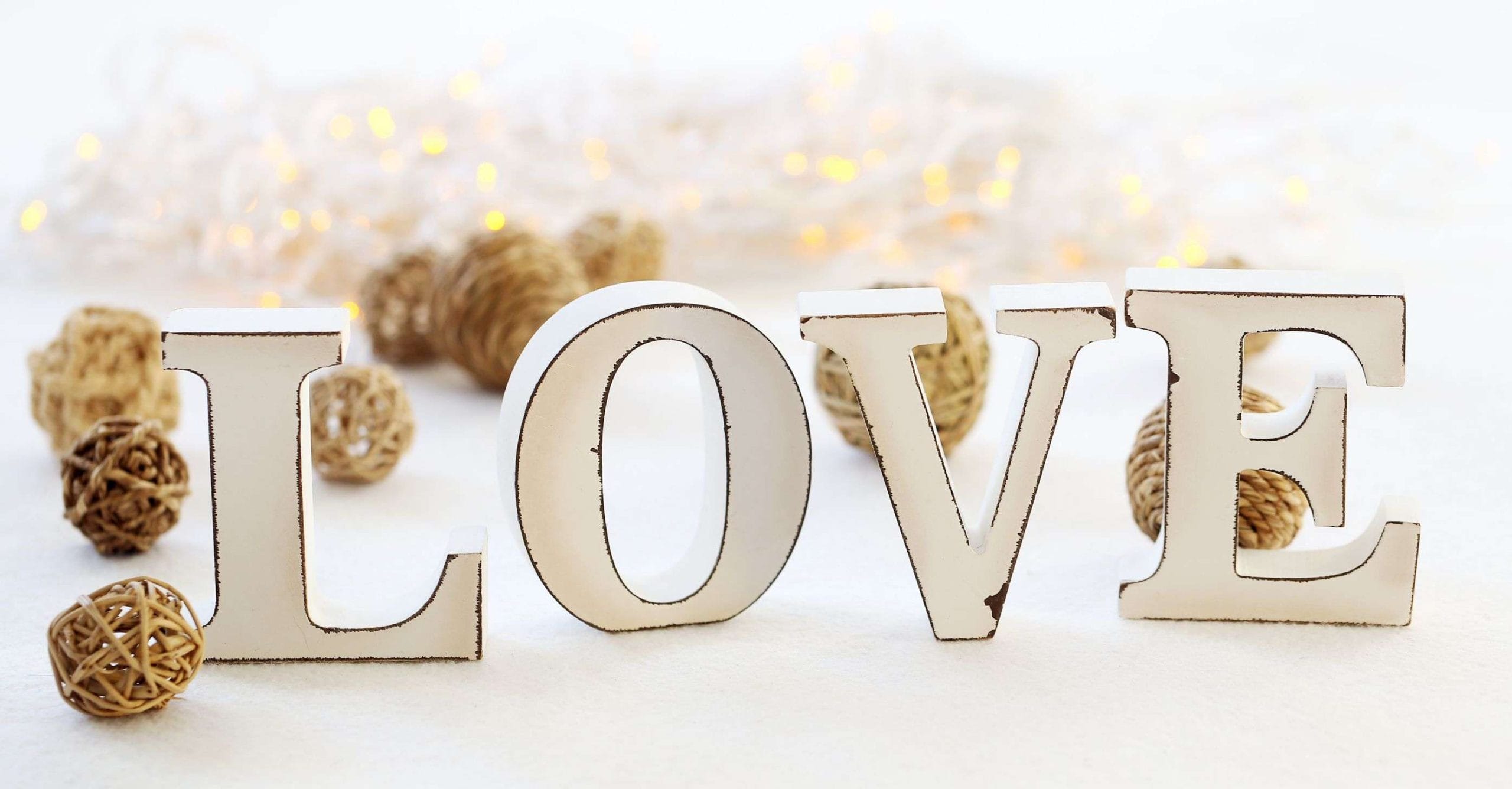 bridal shower party decorations word love garland scaled