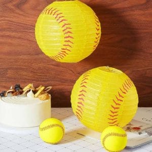 Custom Softball Paper Lanterns Decoration