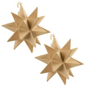 Factory Customized Craft Paper Mache Moravian Star Ornaments