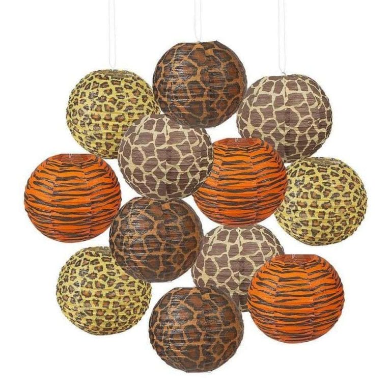 Kid's Paradise Safari Party Themed Custom Paper Lanterns Wholesale