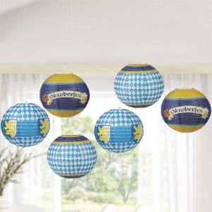 Oktoberfest Party Lanterns Customized Paper Lanterns Decor