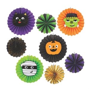 Personalized Paper Fans Halloween Party Decorations Factory Price