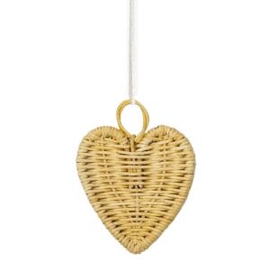 Customized Heart Handmade Weaving Ornaments For Christmas Tree