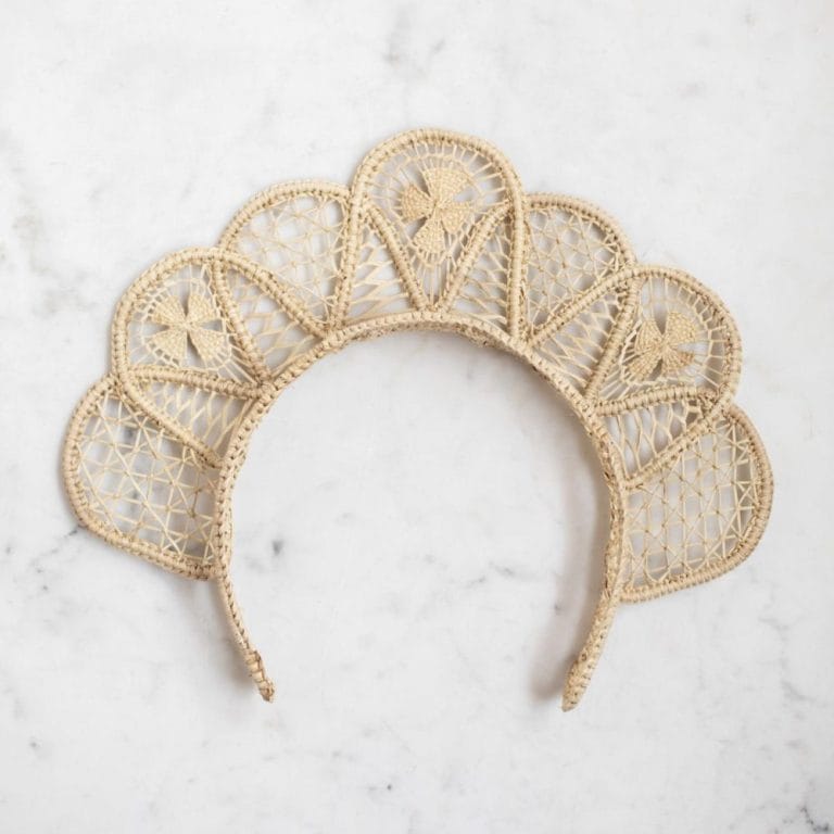 Handmade Personalized Straw Crown