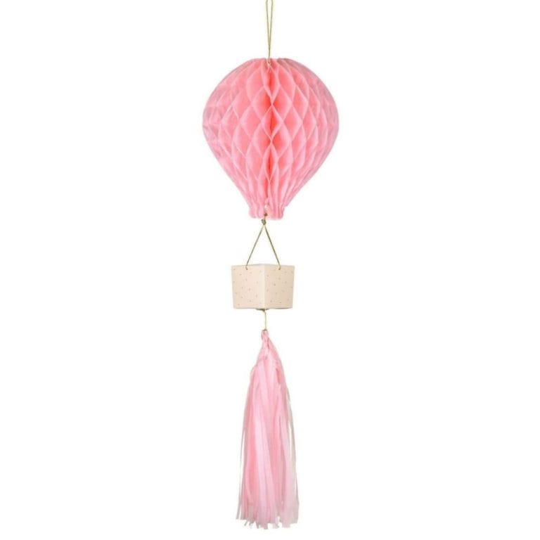 Pink Honeycomb Hot Air Balloon Hanging Ornaments Supplier