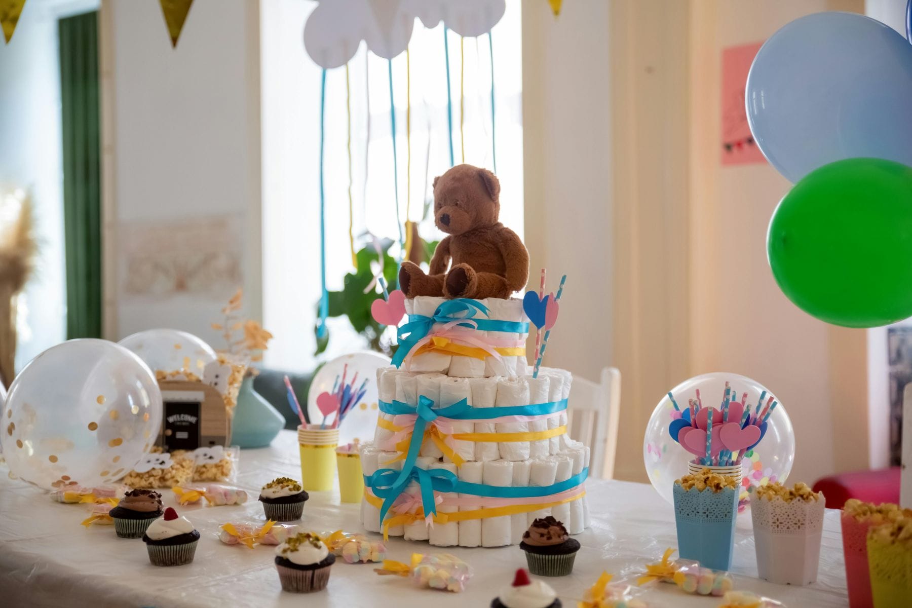 Teddy Bear Cake and Treats