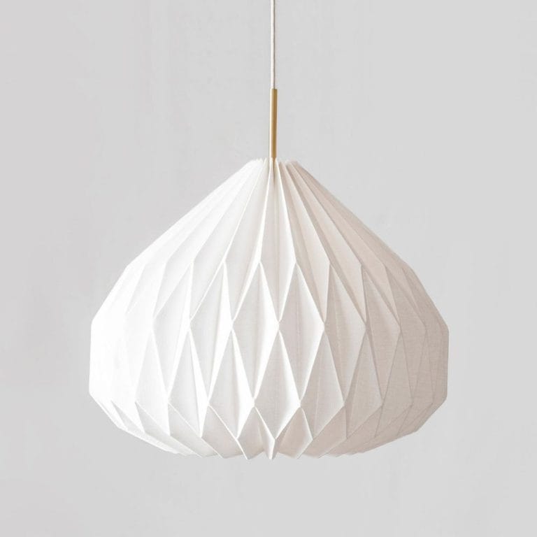 White Paper Origami Lampshade Paper Pendant Lighting Supplier