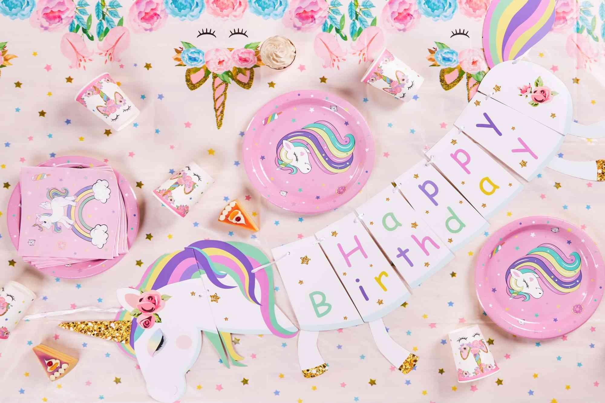 unicorn paper tableware supplier