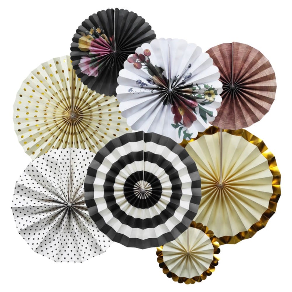 Set of 8 Assorted Vintage Floral Theme Concertina_y