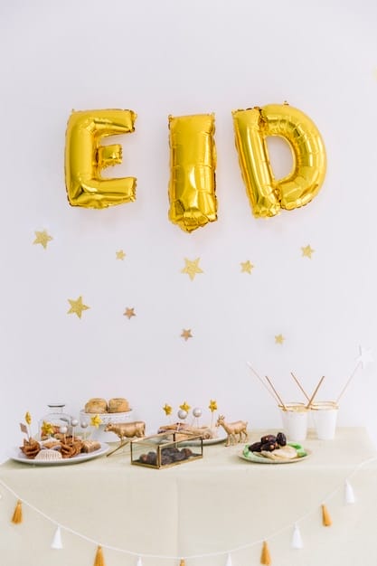 Eid table decorations